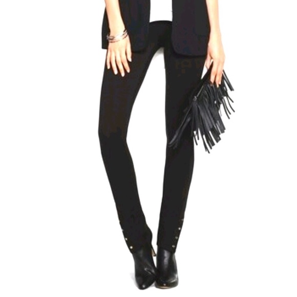 WHBM | Snap Ankle Ponte Leggings | Size XS - Picture 3 of 16